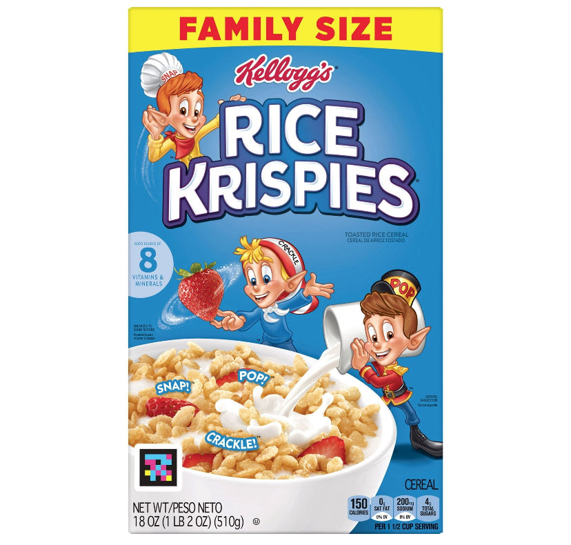 Kellogg’s Rice Krispies 18oz (Pack of 6)