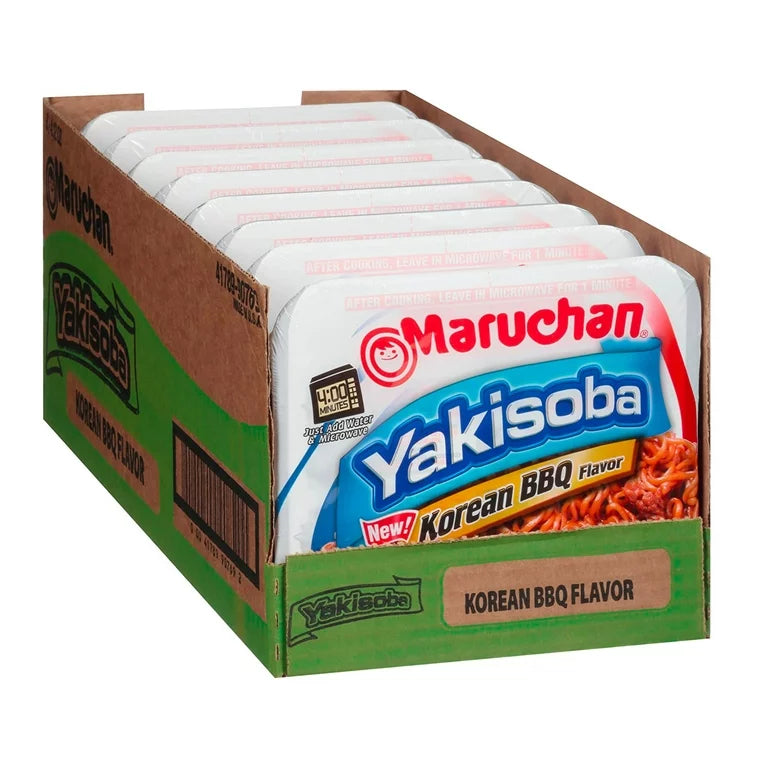 Maruchan Yakisoba Korean BBQ Flavor 4oz (Pack of 8)