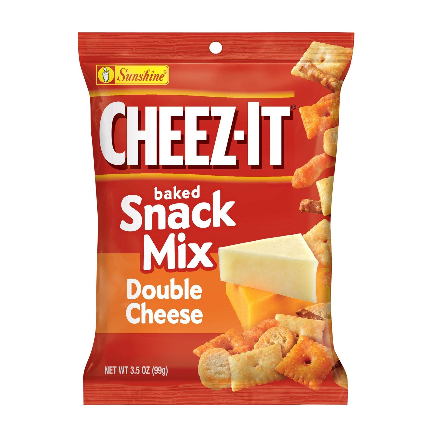 Cheez-It Snack Mix Double Cheese 3.5oz (Pack of 6)
