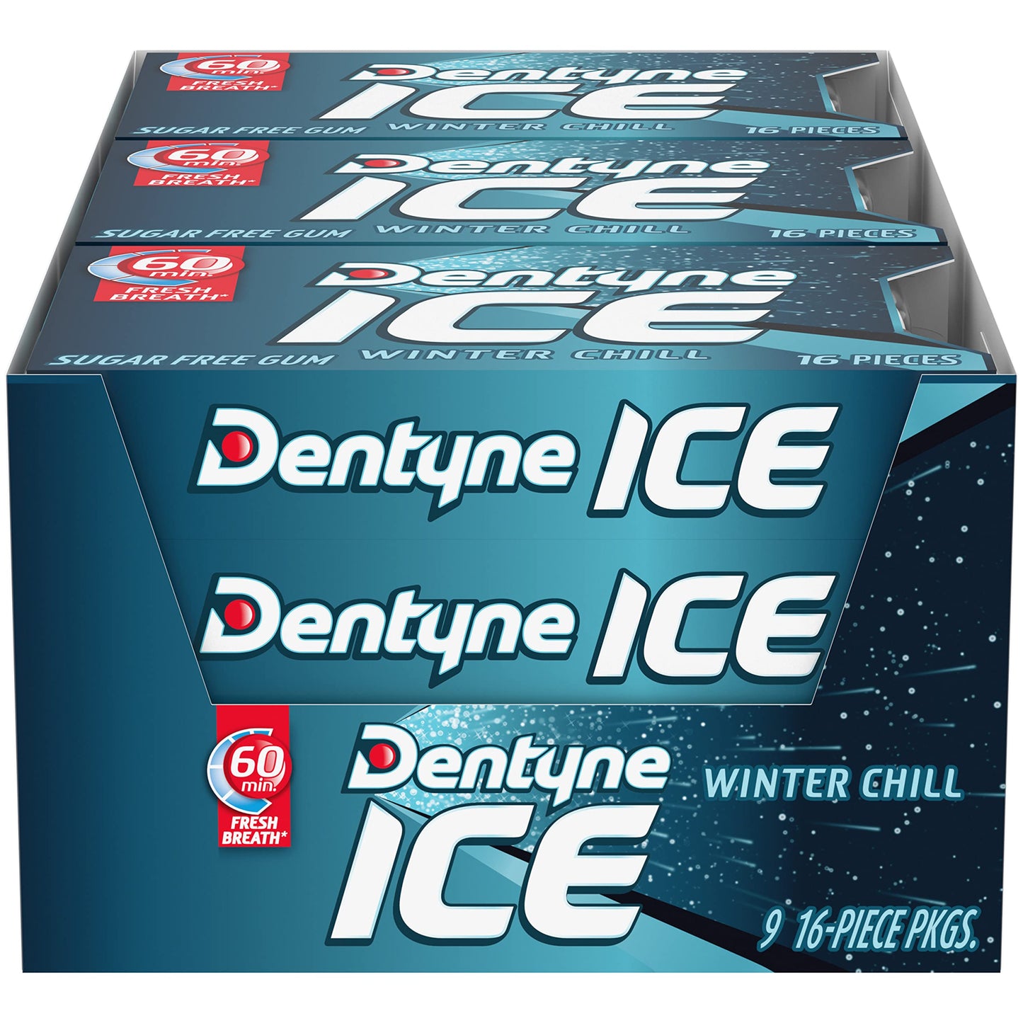 Dentyne Ice Winter Chill 16 Sticks 9 Count