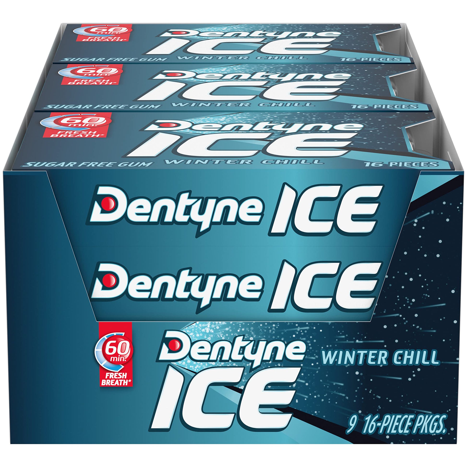 Dentyne Ice Winter Chill 16 Sticks 9 Count