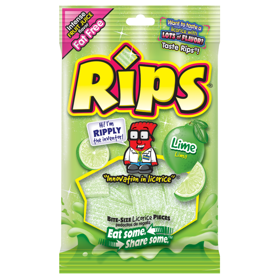 Rips Bite-Size Lime 4oz