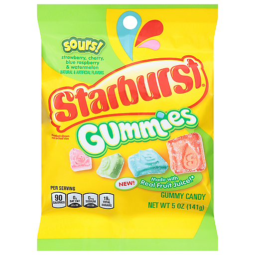 Starburst Gummies Sours 5oz