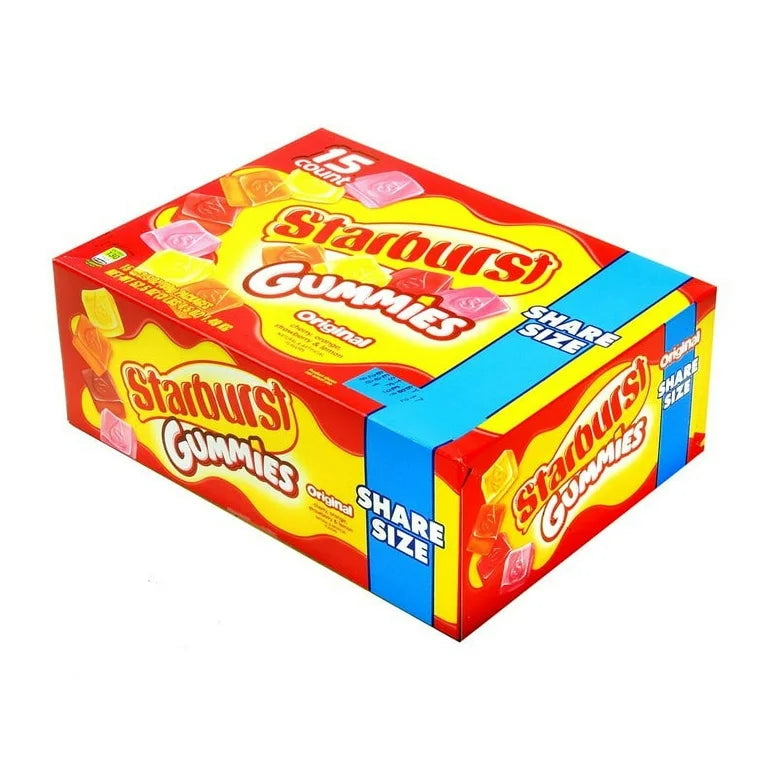 Starburst Gummies Original Share Size 3.5oz 15 Count