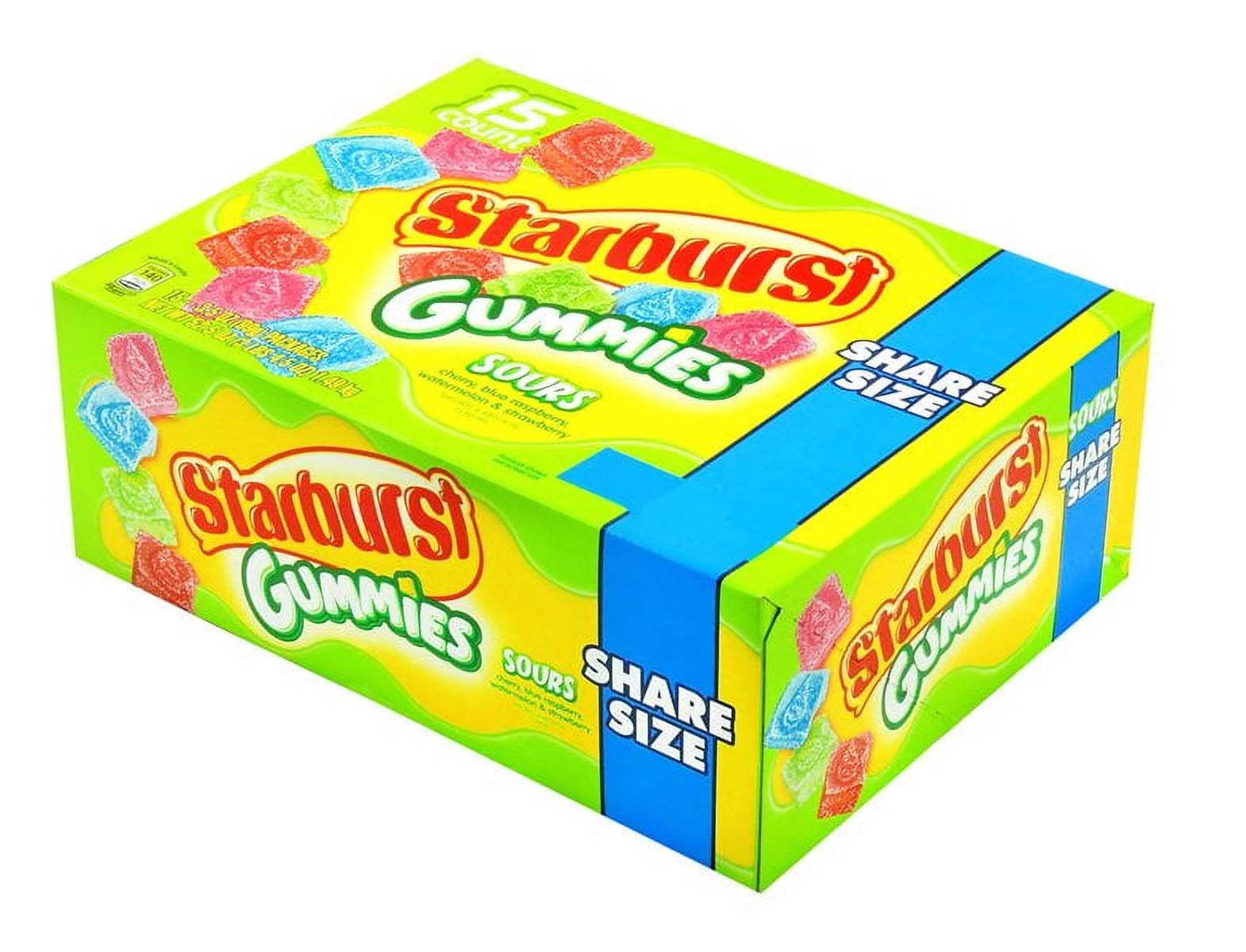 Starburst Gummies Sours Share Size 3.5oz 15 Count