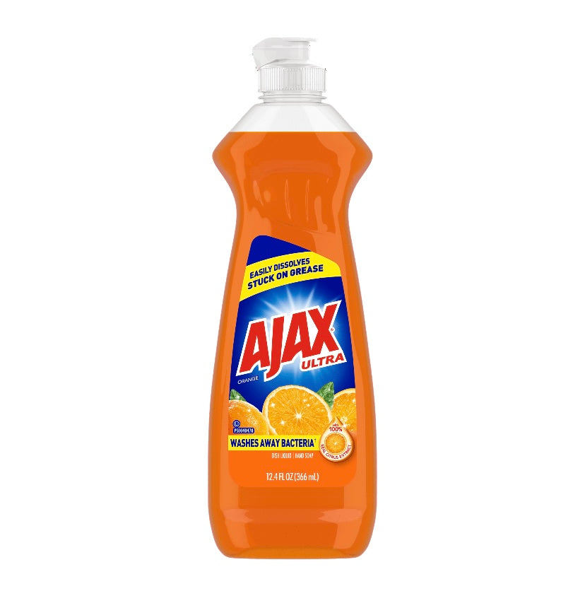 Ajax Ultra Triple Action Liquid Dish Soap Orange 12.4fl oz