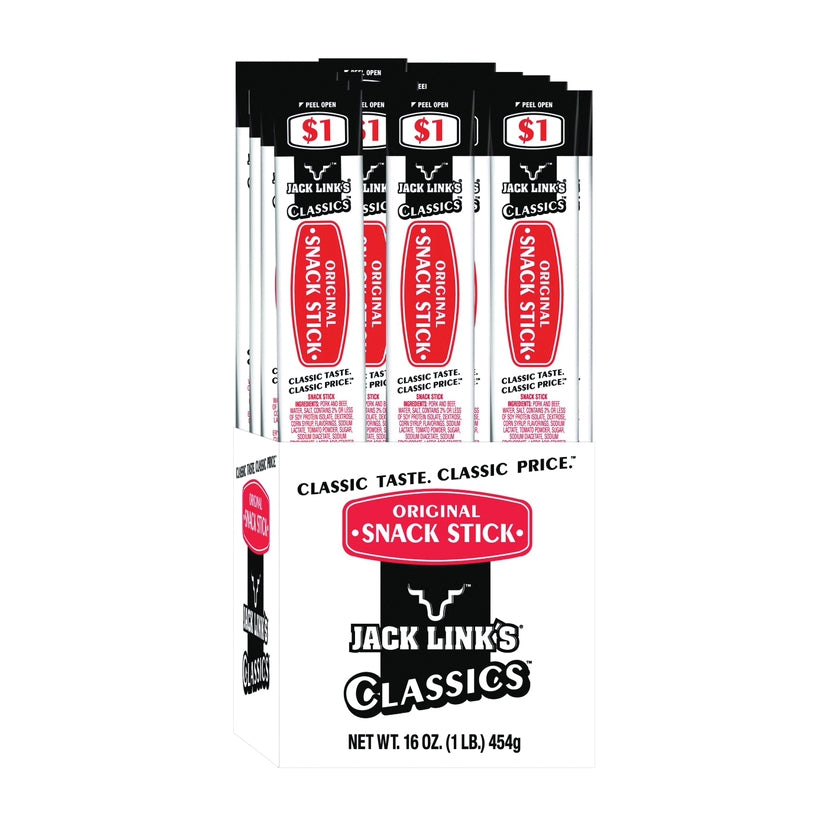 Jack Link’s Classics Original Snack Stick 0.8oz 20 Count