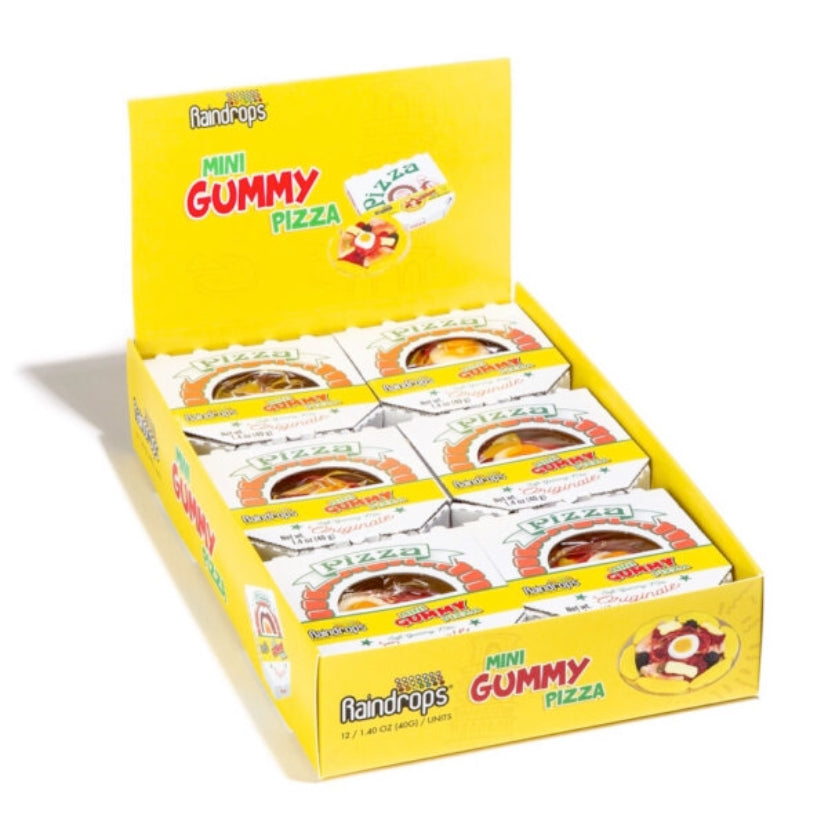 Raindrops Mini Gummy Pizza 1.4oz 12 Count