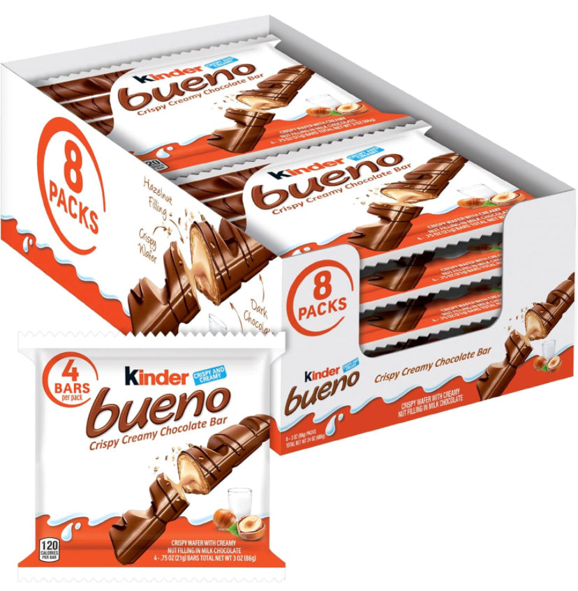 Kinder Bueno Bar King 3oz 8 Count