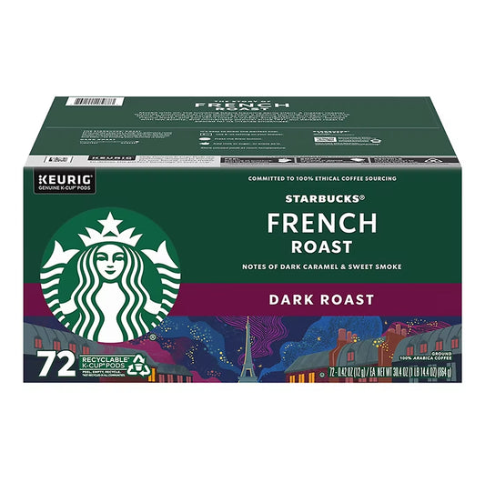 Starbucks K-Cup Coffee Pods French Roast (Pack of 72)
