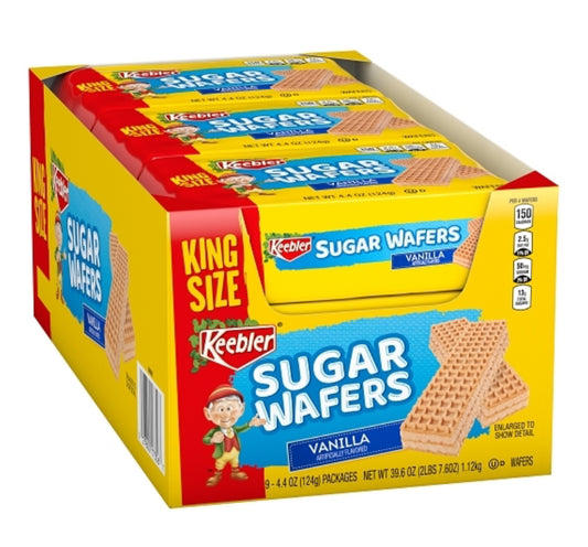Keebler Vanilla Sugar Wafers 4.4oz (Pack of 9)