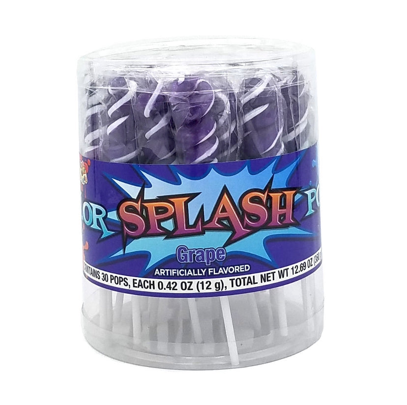 Color Splash Pops Grape 0.42oz 30 Count