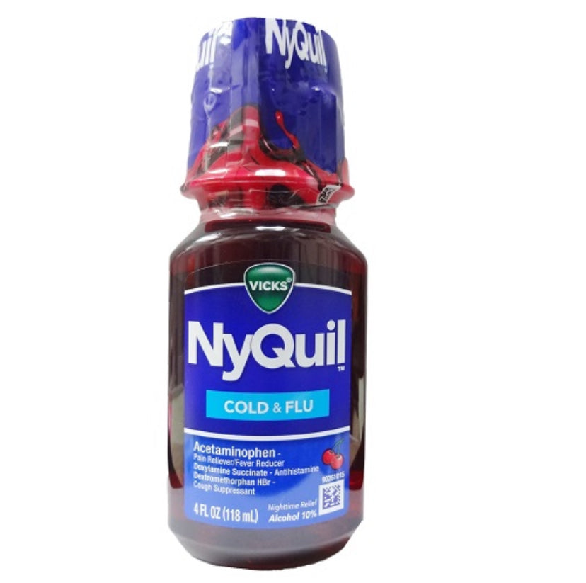 NyQuil Cherry 4oz 4 Count