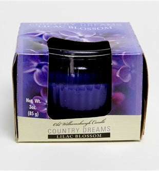 Old Williamsburgh Candle Country Dreams Lilac Blossom 3oz