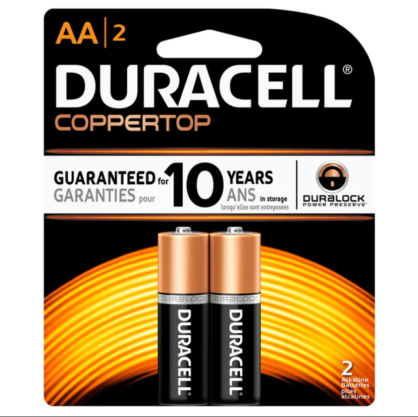 Duracell AA Battery 2 Pack