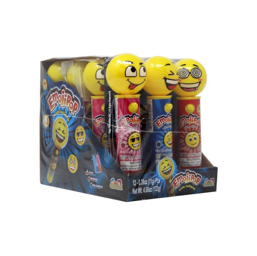 Emojipop with Lollipop 0.39oz 12 Count