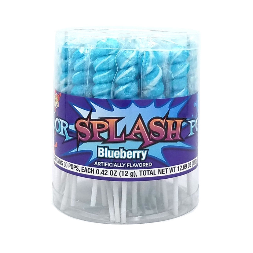 Color Splash Pops Blueberry 0.42oz 30 Count