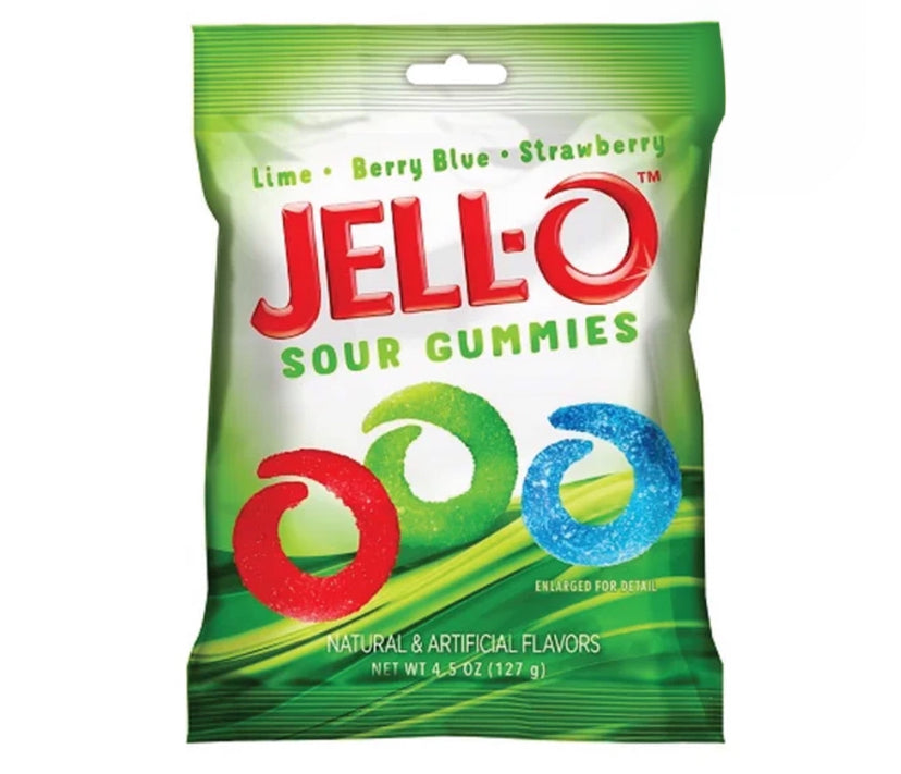 Jell-O Sour Gummies 4.5oz