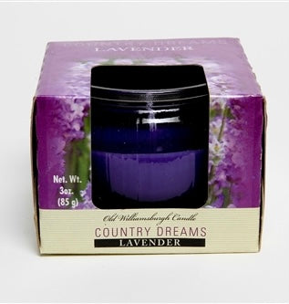 Old Williamsburgh Candle Country Dreams Lavender 3oz