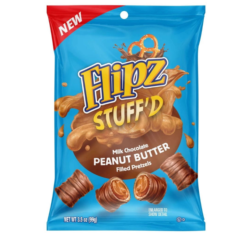 Flipz Stuff’d Milk Chocolate Peanut Butter 3.5oz 6 Count