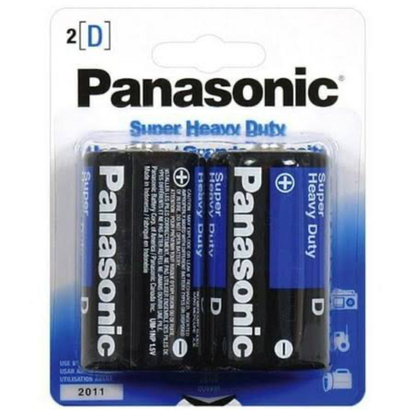 Panasonic D Battery 2 Pack