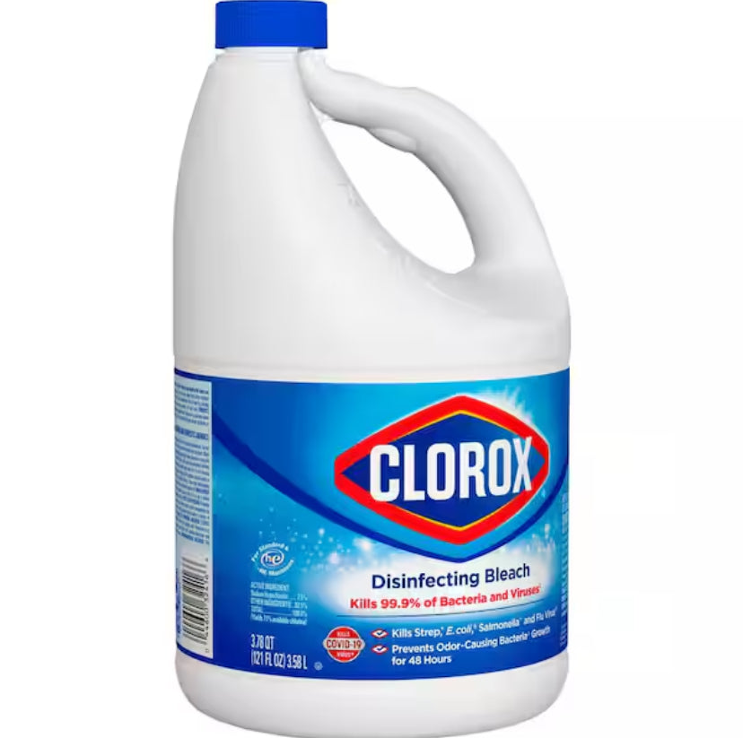 Clorox Disinfecting Bleach 121oz 3 Count