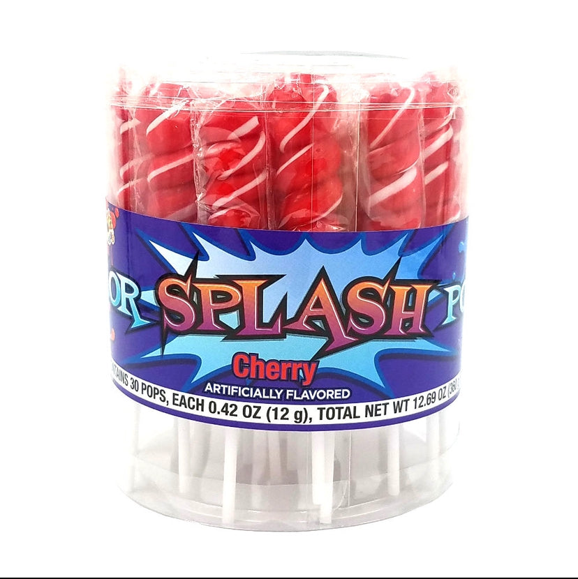 Color Splash Pops Cherry 0.42oz 30 Count