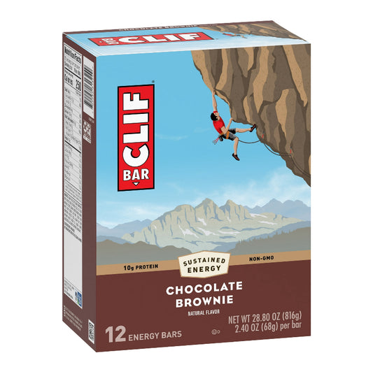 Clif Bar Chocolate Brownie 2.4oz (Pack of 12)