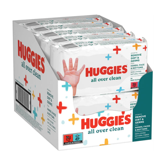 Huggies Wipes All Over Clean 56 Count (Pack of 10)