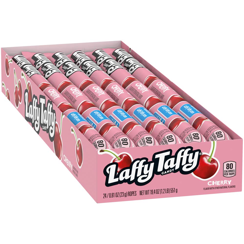 Laffy Taffy Rope Cherry 0.81oz (Pack of 24)