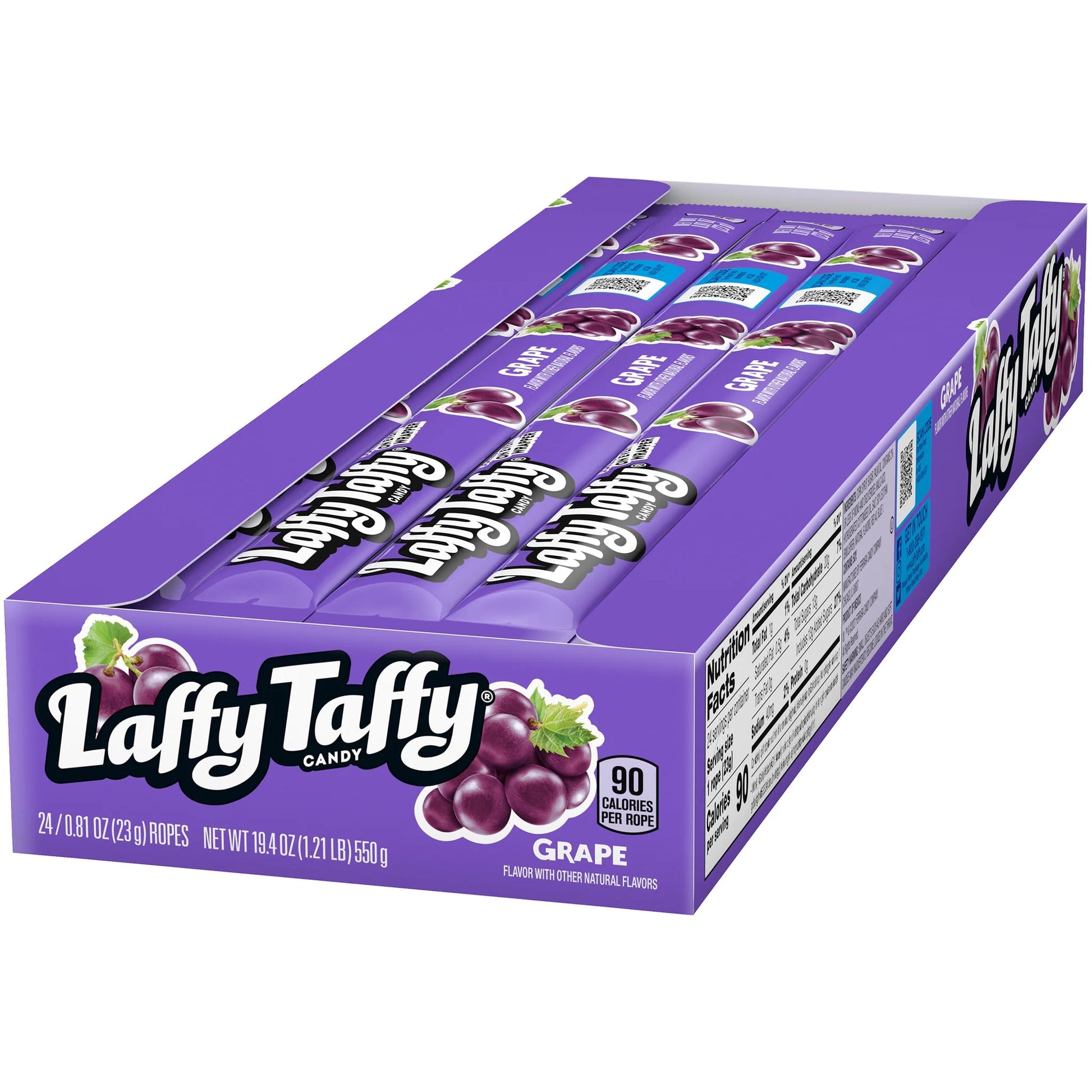 Laffy Taffy Rope Grape 0.81oz (Pack of 24)
