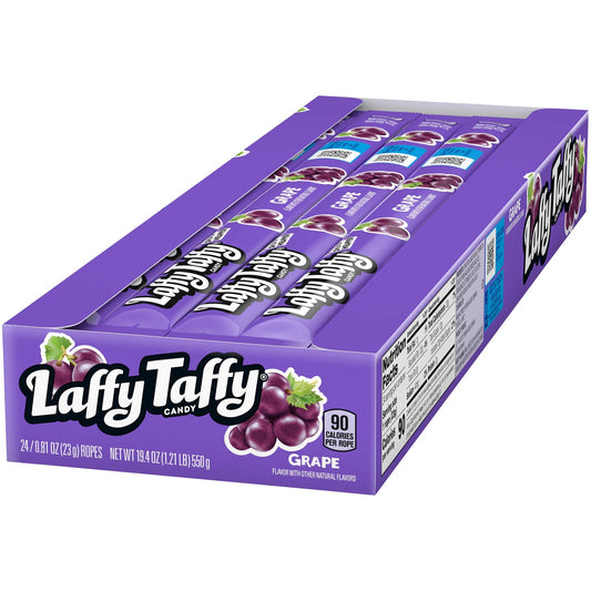 Laffy Taffy Rope Grape 0.81oz (Pack of 24)