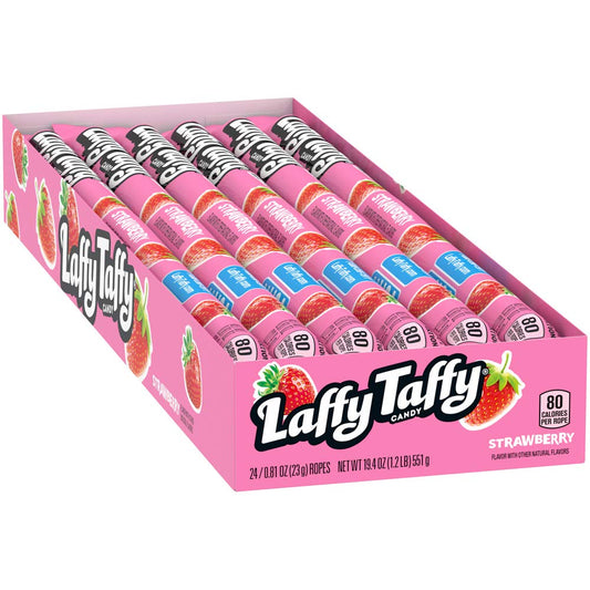 Laffy Taffy Rope Strawberry 0.81oz (Pack of 24)