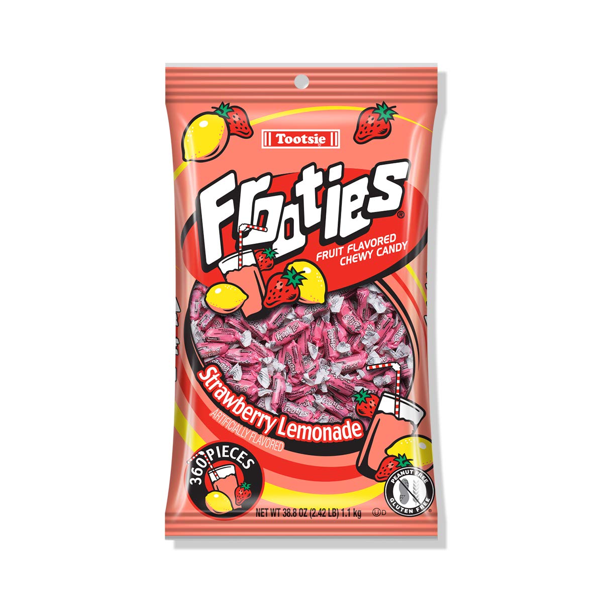 Frooties Strawberry Lemonade 38.8oz (360 Pieces)