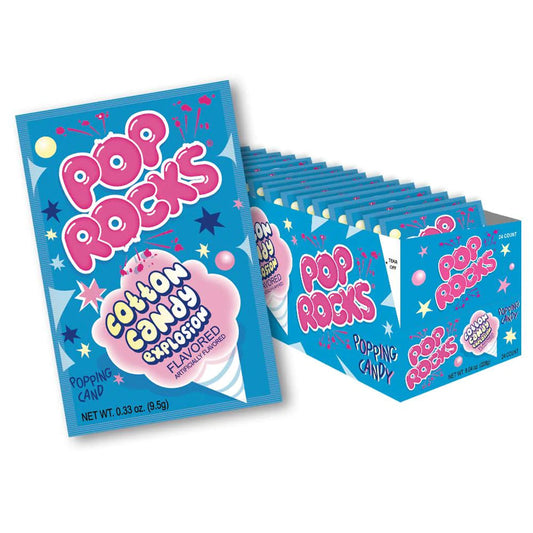Pop Rocks Cotton Candy 0.33oz (Pack of 24)