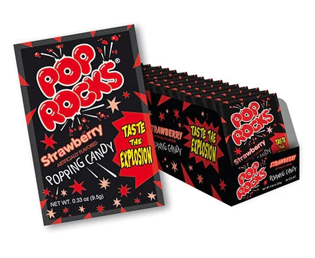 Pop Rocks Strawberry 0.33oz (Pack of 24)