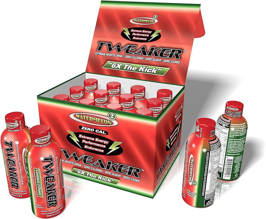 Tweaker Energy Shot Watermelon 2oz (Pack of 12)