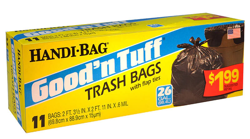 Good’N Tuff Trash Bags 26gal (Pack of 11)