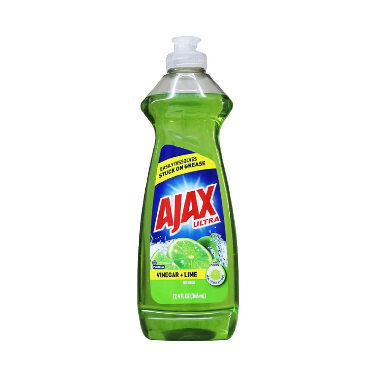 Ajax Ultra Liquid Dish Soap Vinegar + Lime 12.4fl oz