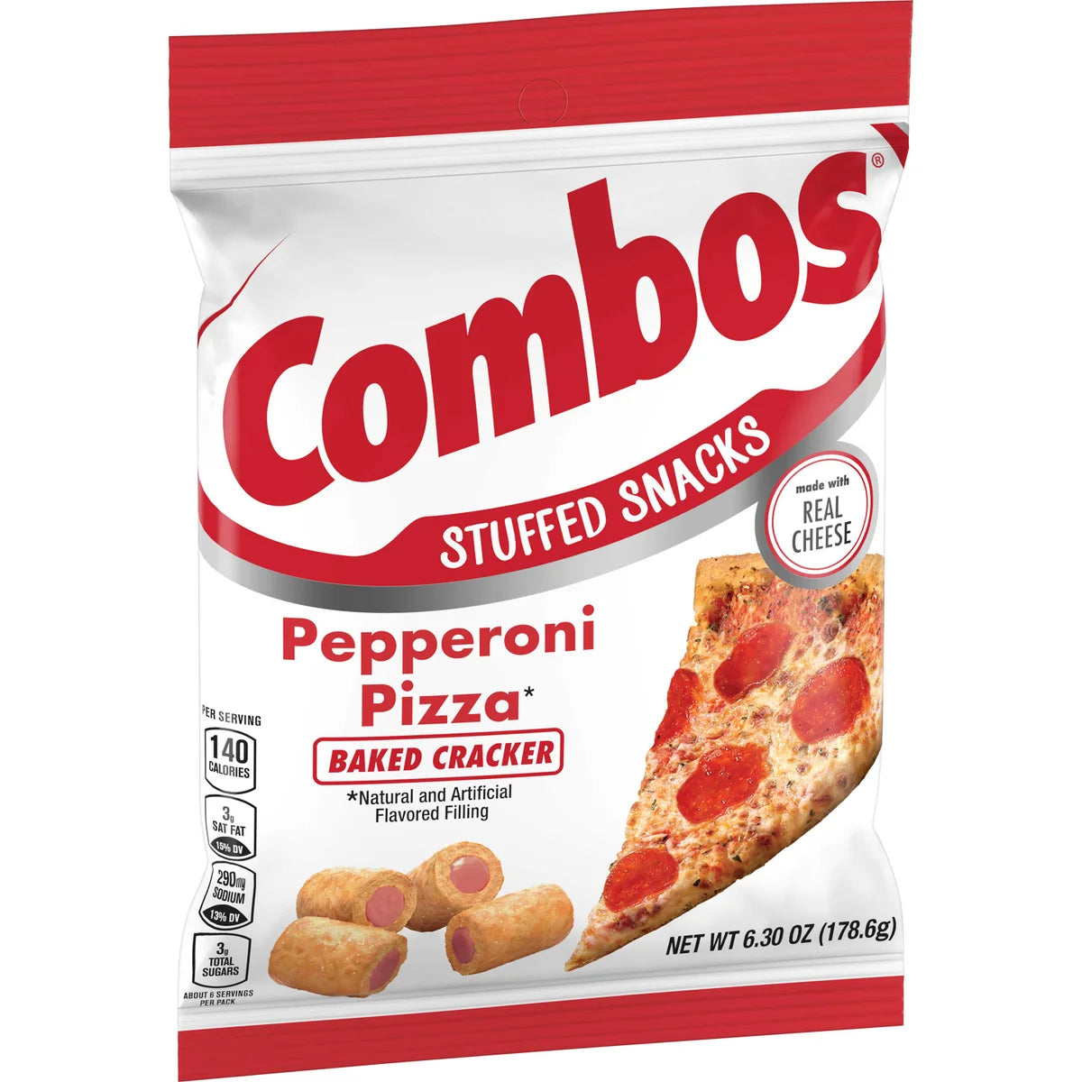 Combos Pepperoni Pizza Cracker 6.3oz