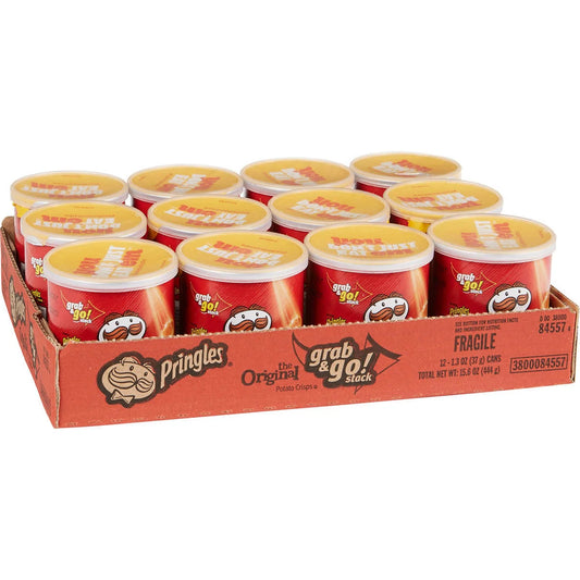 Pringles Grab & Go Stack Original Chips 2.5oz (Pack of 12)