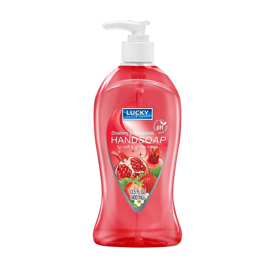 Lucky Super Soft Strawberry & Pomegranate Hand Soap 13.5fl oz