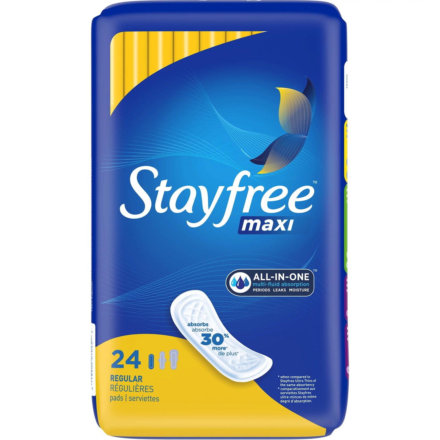Stayfree Maxi Pads Regular (Pack of 24)