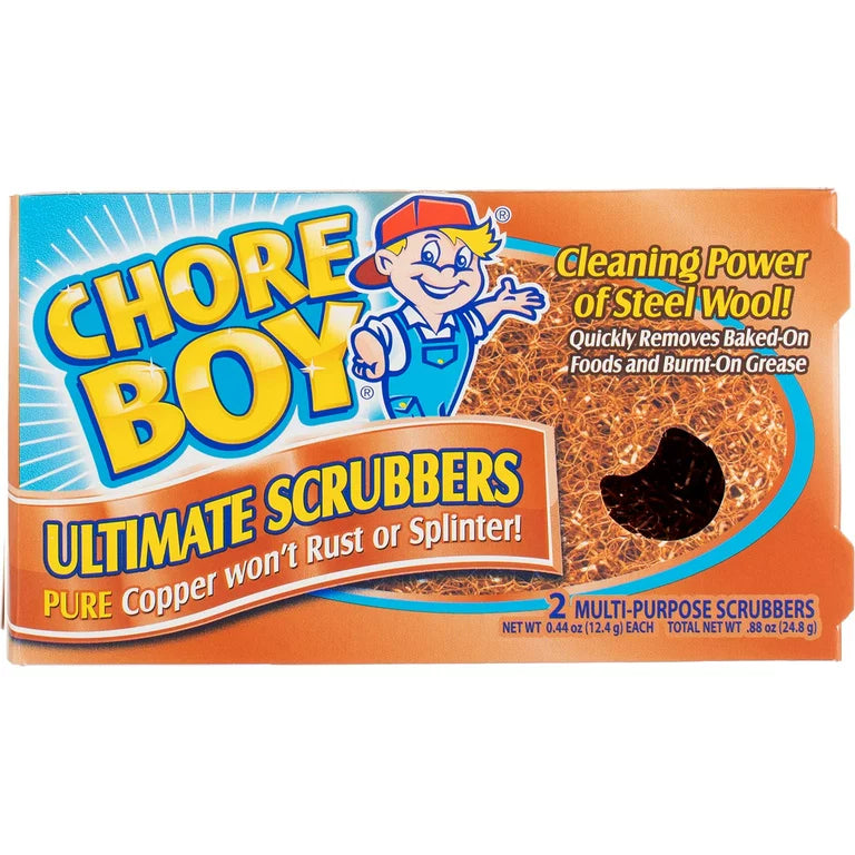 Chore Boy Multi-Purpose Copper Scrubbers (Pack of 2)