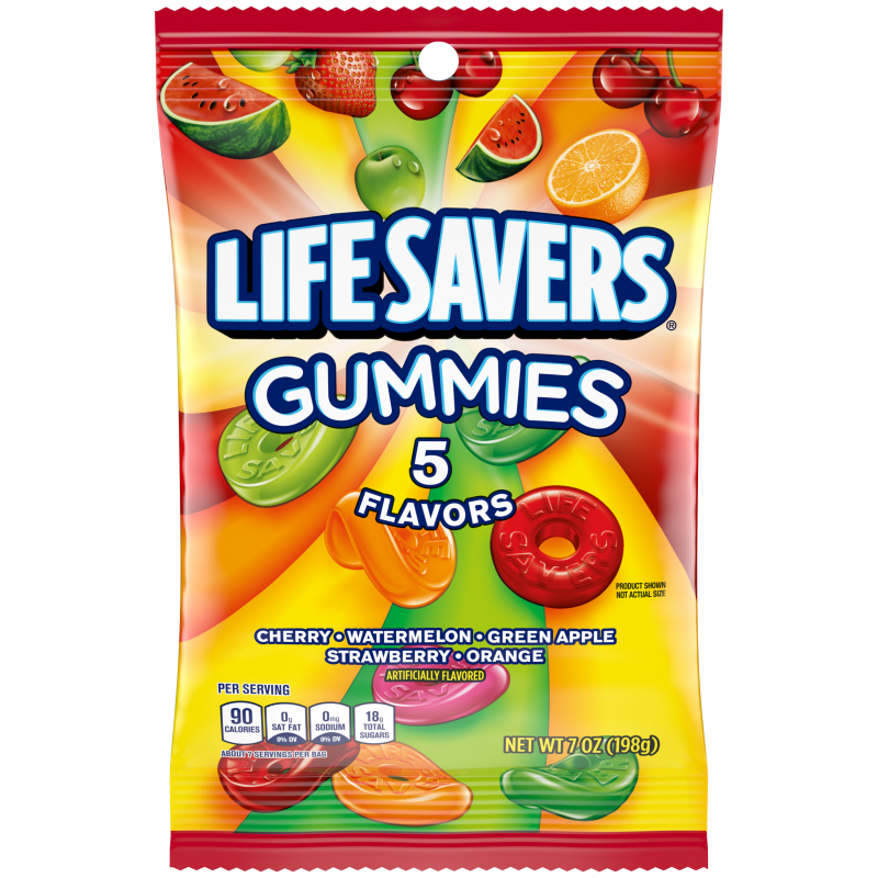 Life Savers Gummies 5 Flavors 7oz