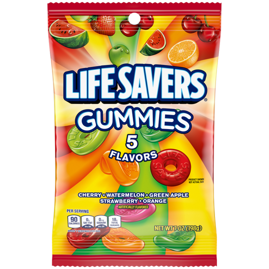 Life Savers Gummies 5 Flavors 7oz