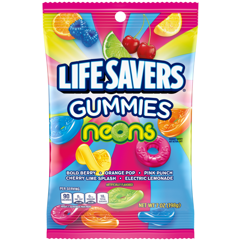 Life Savers Gummies Neons 7oz