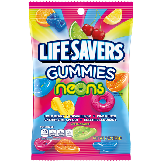 Life Savers Gummies Neons 7oz