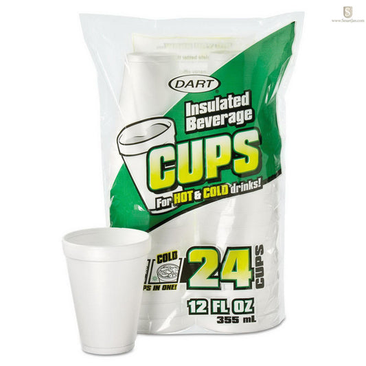 Dart Insulated Beverage Cups 12fl oz (Pack of 24)