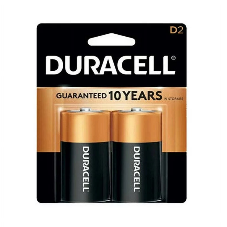 Duracell D Battery 2 Pack